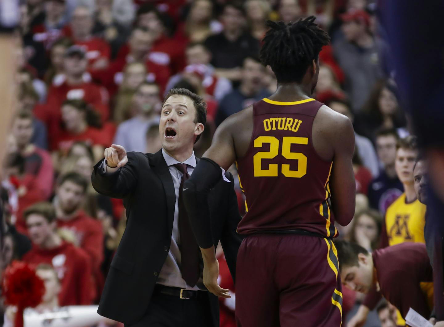 Gophers head coach Richard Pitino