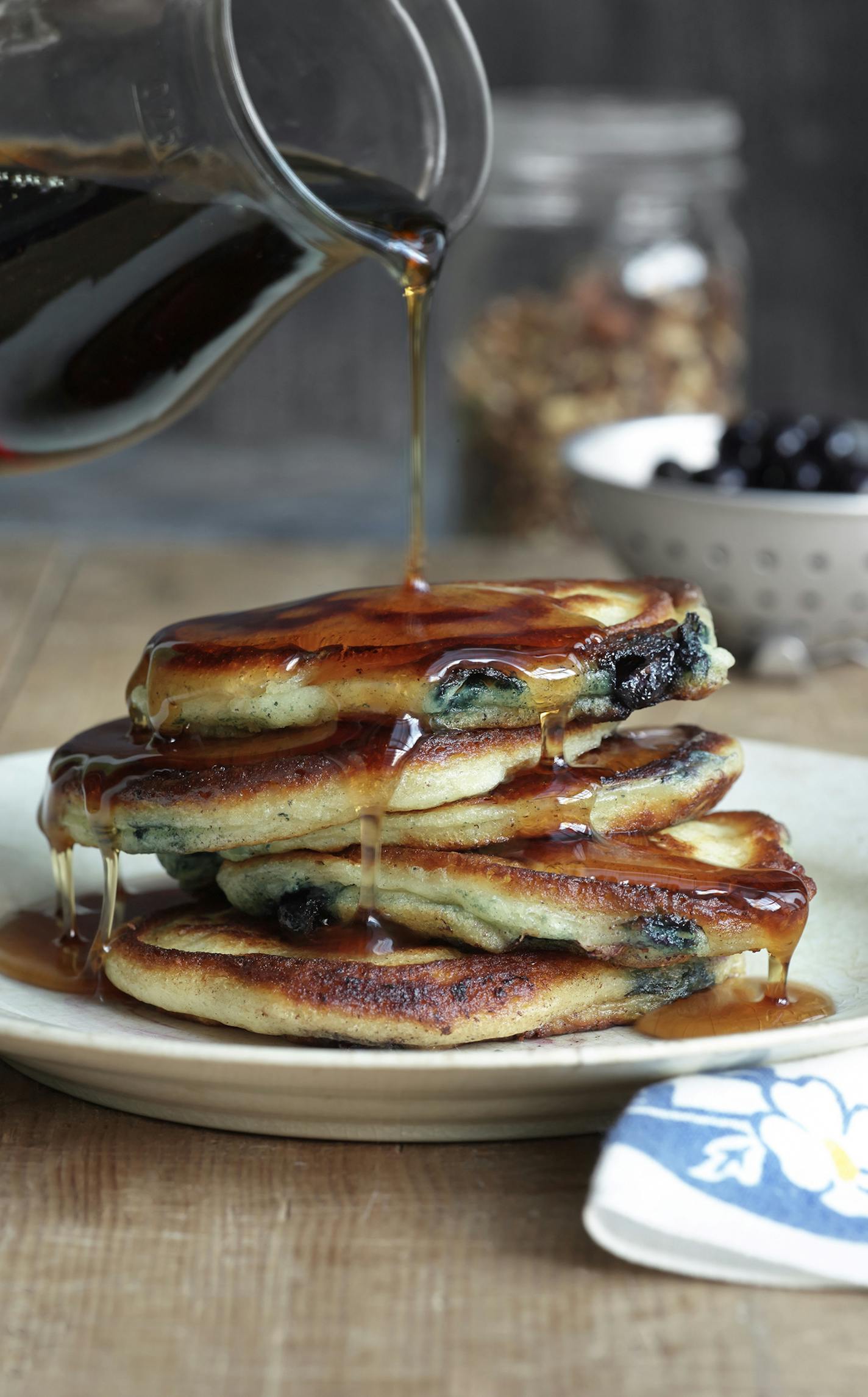 Al's Breakfast Blueberry and Walnut Pancakes &#xa9; 2016 Ben Fink. &#xa9; James Beard&#xed;s All-American Eats by The James Beard Foundation, Rizzoli New York, 2016.