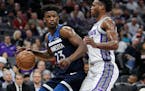 Timberwolves guard Jimmy Butler played 41 minutes Friday night in Sacramento, and was traded to Philadelphia on Saturday morning.
