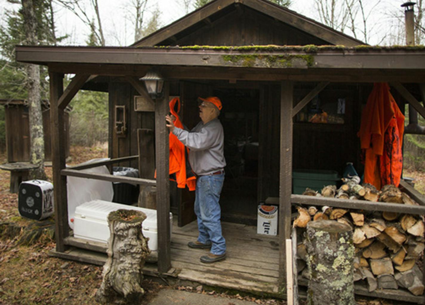 Like many others are probably doing this week, a hunter prepared his deer shack for the Minnesota firearms whitetail opener Saturday. That season starts 30 minutes before sunrise.