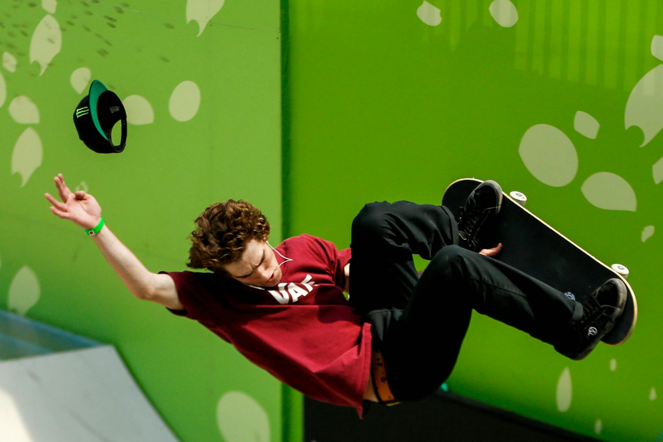 Tom Schaar competes in the Wendy's Men's Skateboard Park semifinals at the X Games at U.S. Bank Stadium Sunday, August 4, 2019.