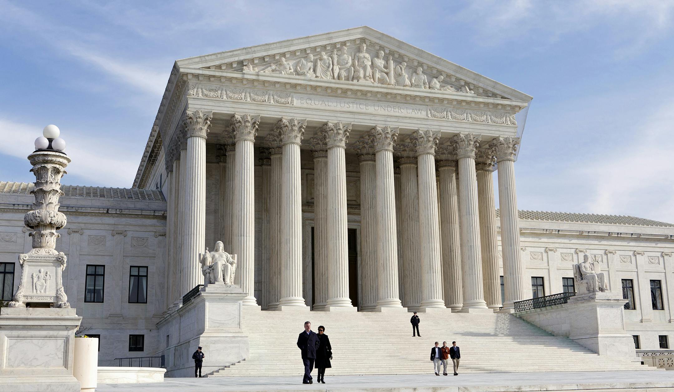 FILE - In this Jan. 25, 2012 file photo, the U.S. Supreme Court Building is seen in Washington. The health insurance industry is spending millions to carry out President Barack Obamaís health care overhaul, essentially betting that the law or major parts of it will survive Supreme Court scrutiny. (AP Photo/J. Scott Applewhite, File) ORG XMIT: MIN2013062811545333