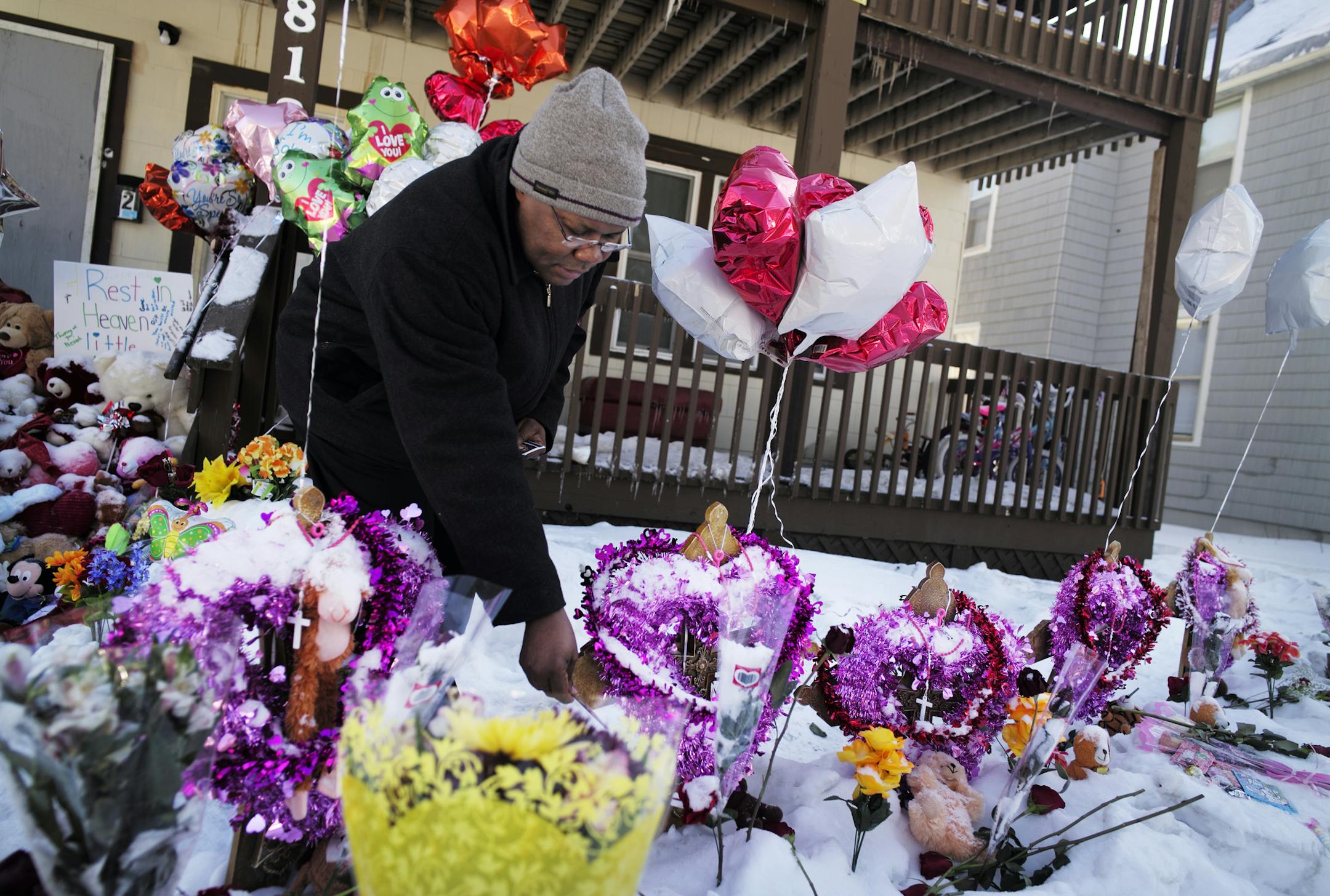 At the site of one of the deadliest fires in Minneapolis history, which occurred in a duplex on the 2800 block of Colfax Ave N. earlier this month, pastor Jules Omalanga left some rosaries and prayer cards for five young victims. Omalanga used to preach in the neighborhood but did not know the children personally.