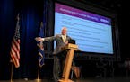 At a July news conference, Minnesota Gov. Tim Walz announced the learning plan for Minnesota schools for the 2020-21 school year.