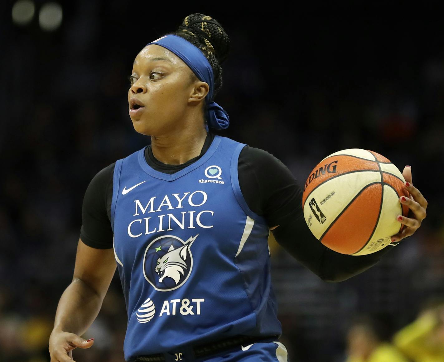 Minnesota Lynx guard Odyssey Sims