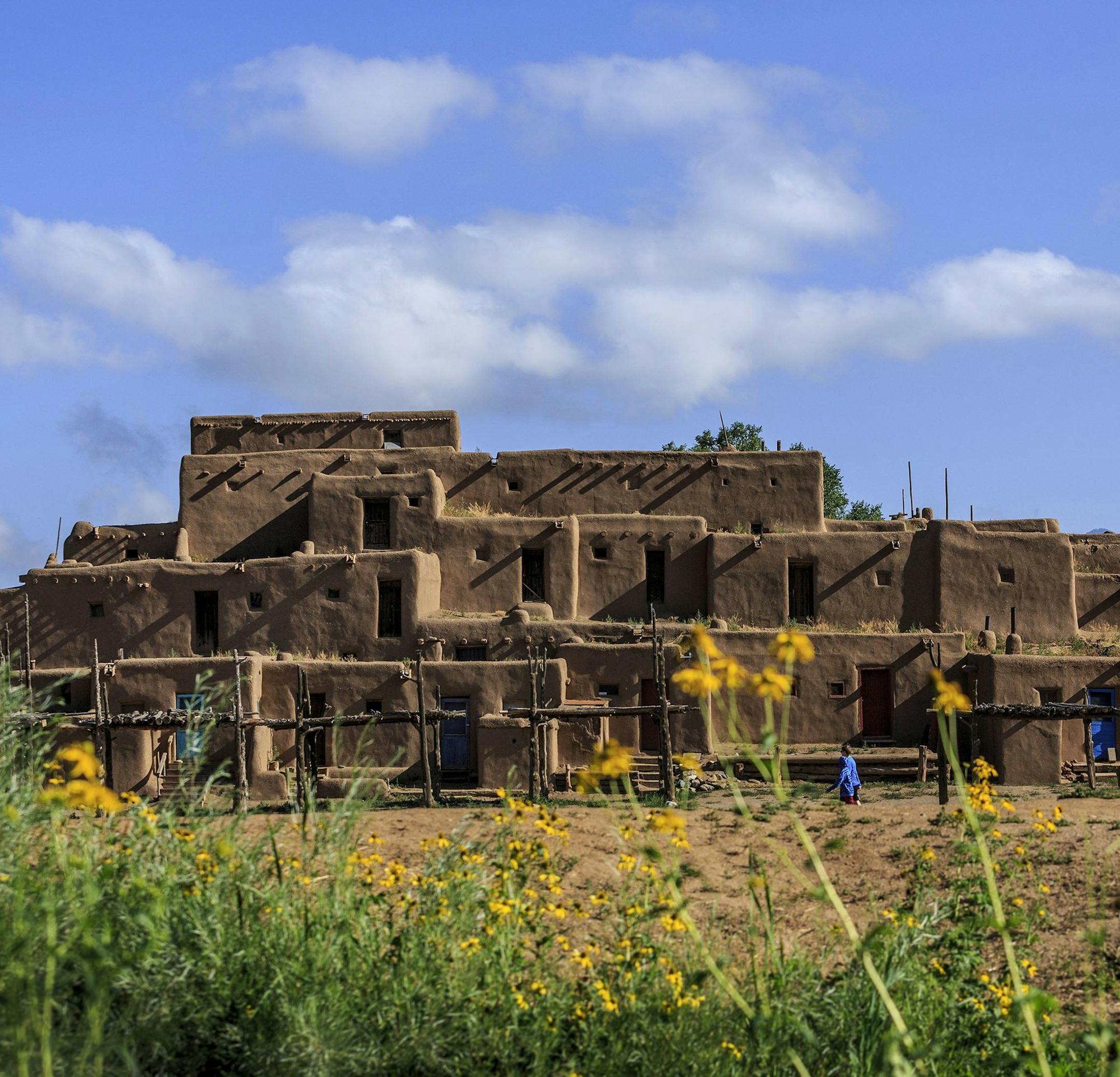 Taos Pueblo is a UNESCO World Heritage Site, where the Taos-speaking tribe of Pueblo Indians has been living for more than 1,000 years. (Ricardo DeAratanha/Los Angeles Times/TNS)