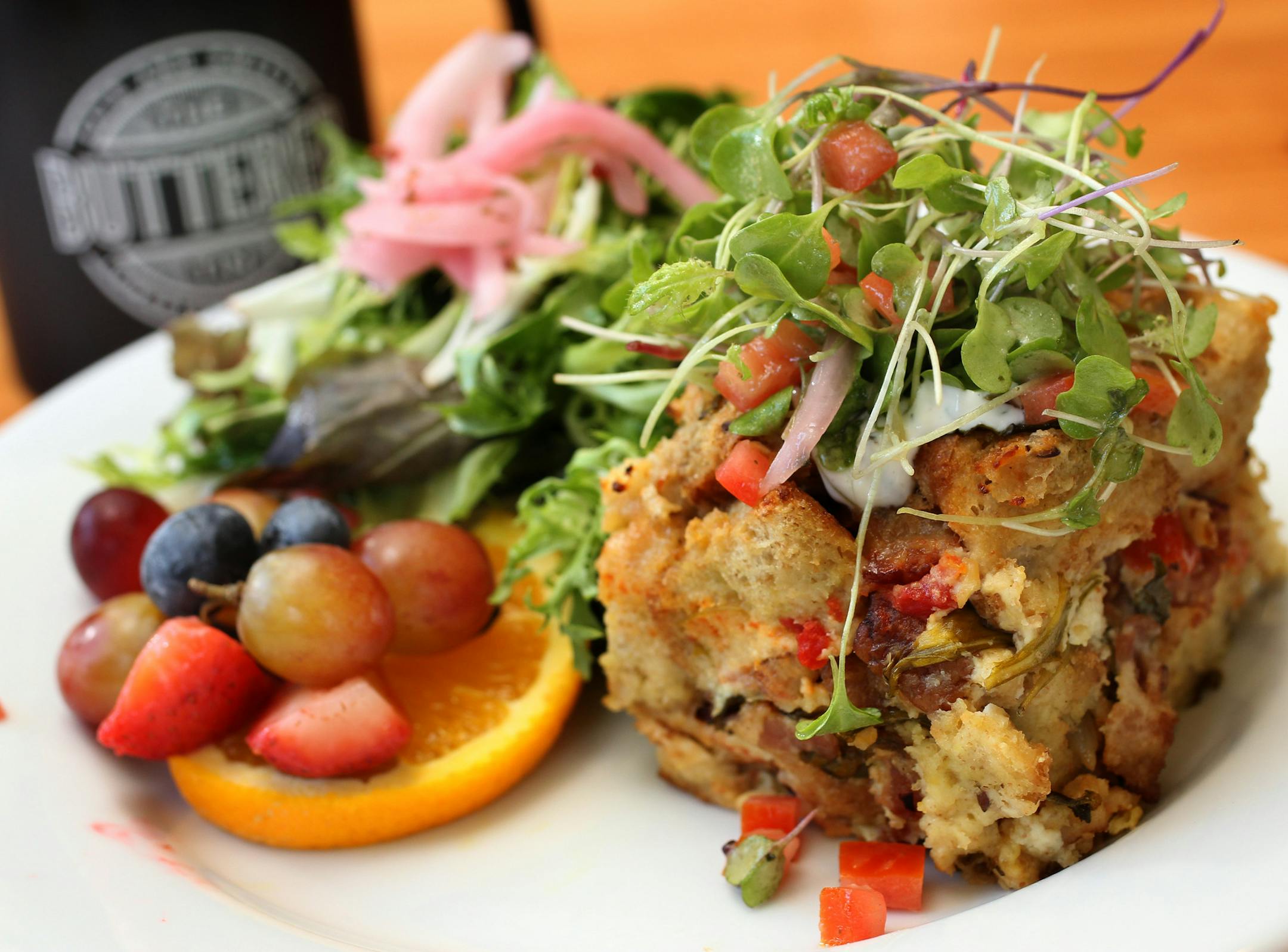 The breakfast "hot dish" at Buttered Tin.