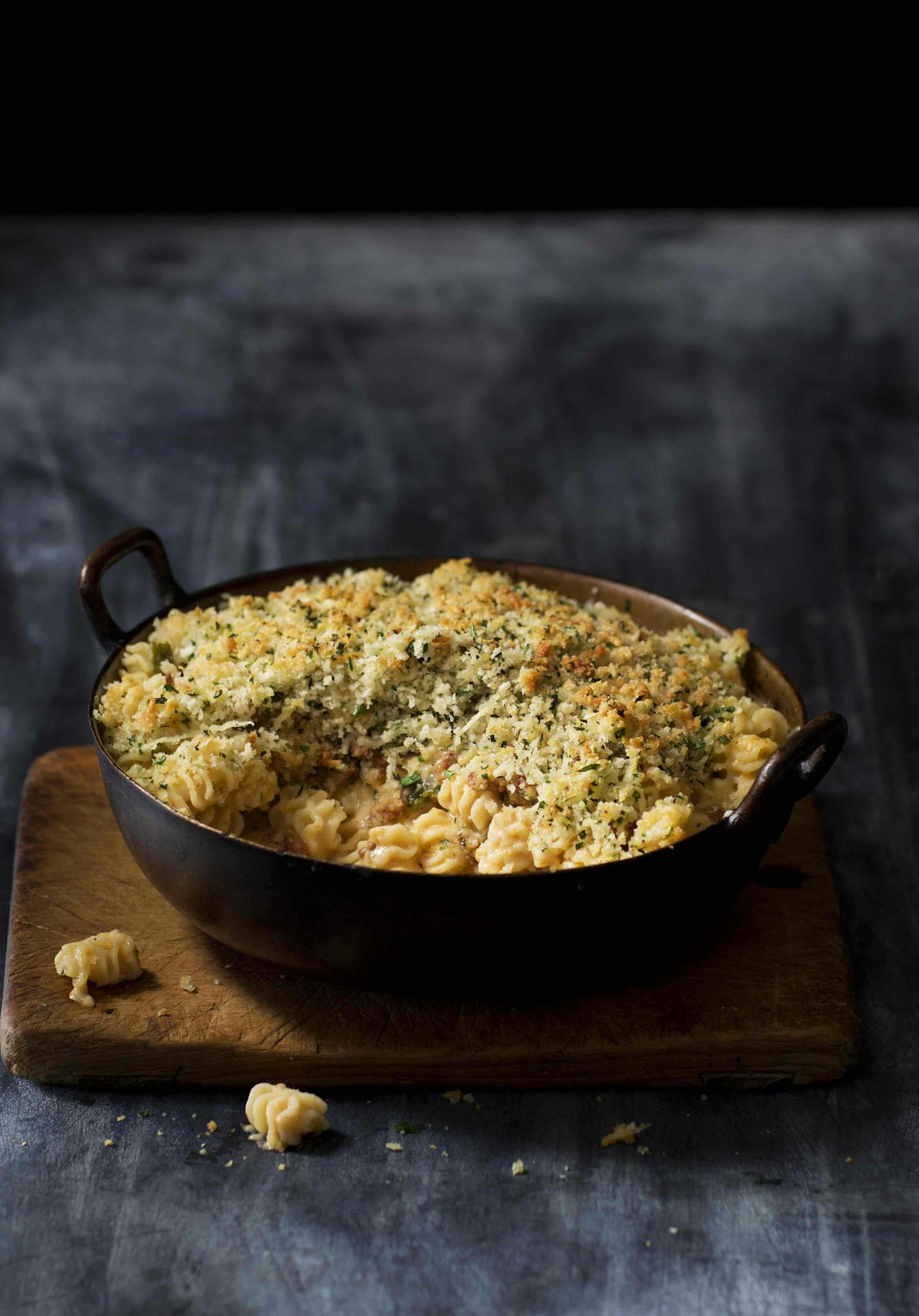 Mac &#x2019;N&#x2019; Cheese With Chorizo and Poblanos.