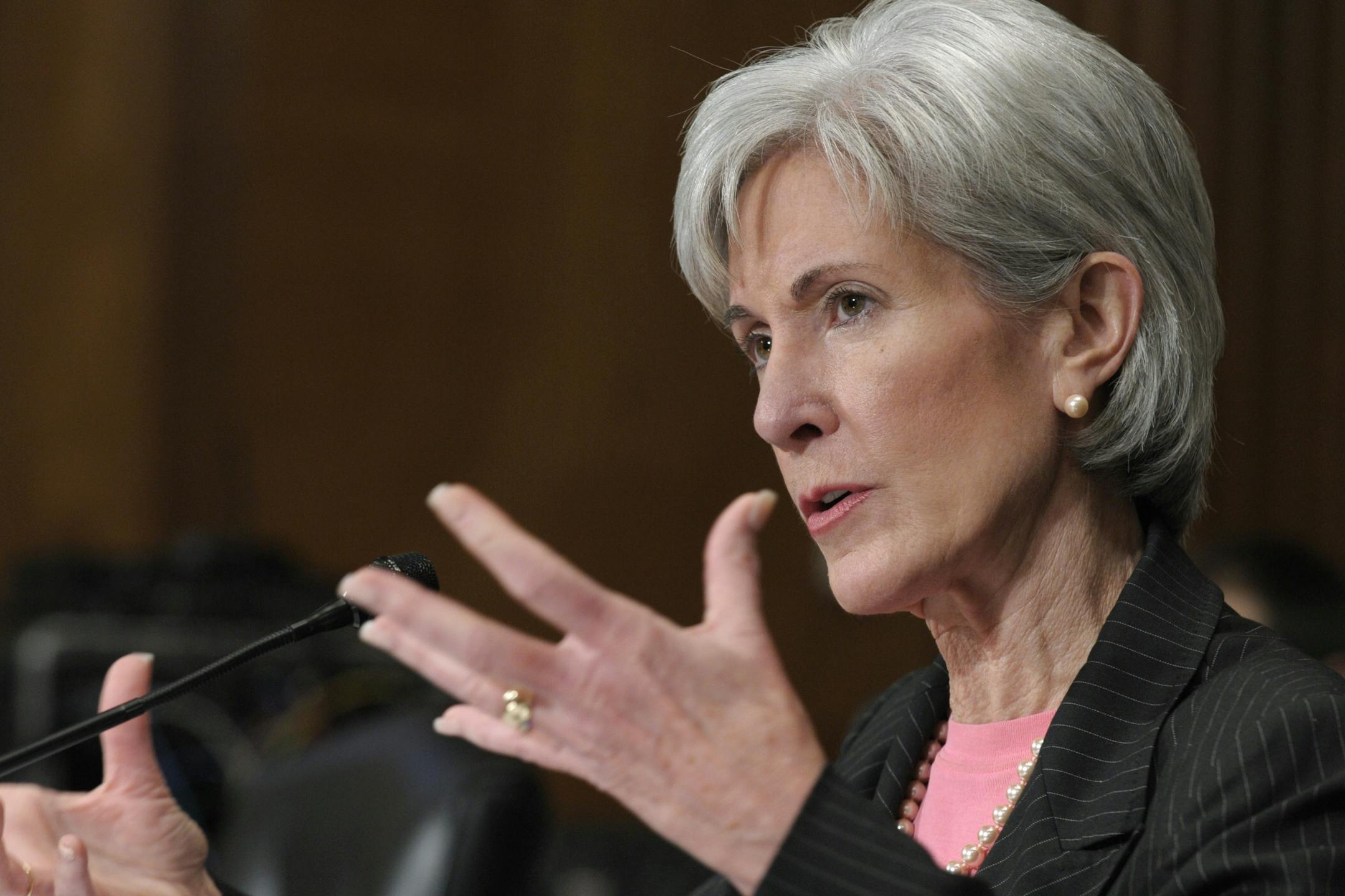 Health and Human Services Secretary Kathleen Sebelius