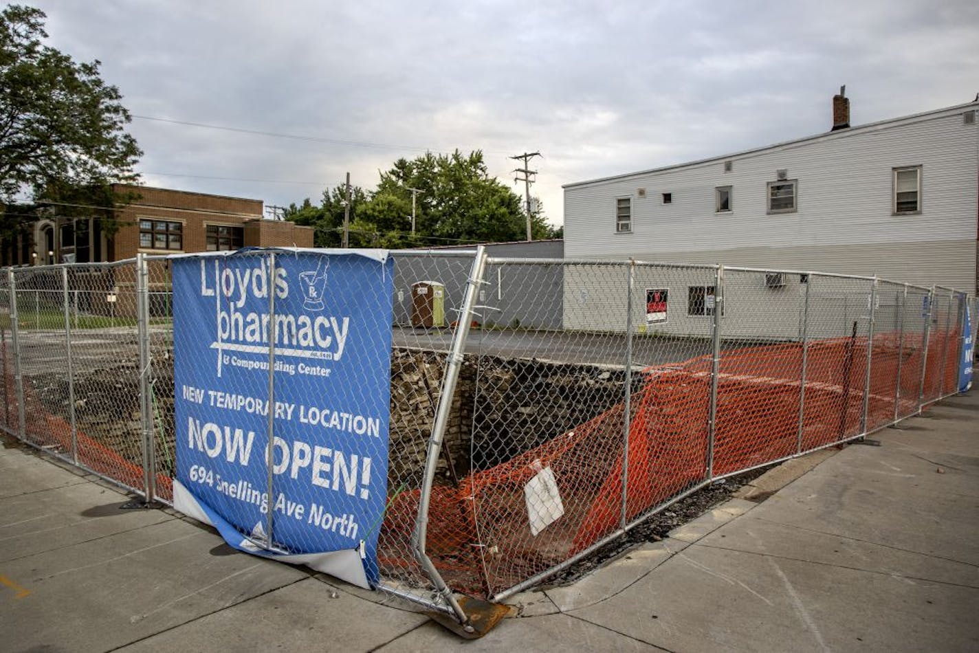 The location of Lloyd's Pharmacy on Snelling Ave. in St. Paul.