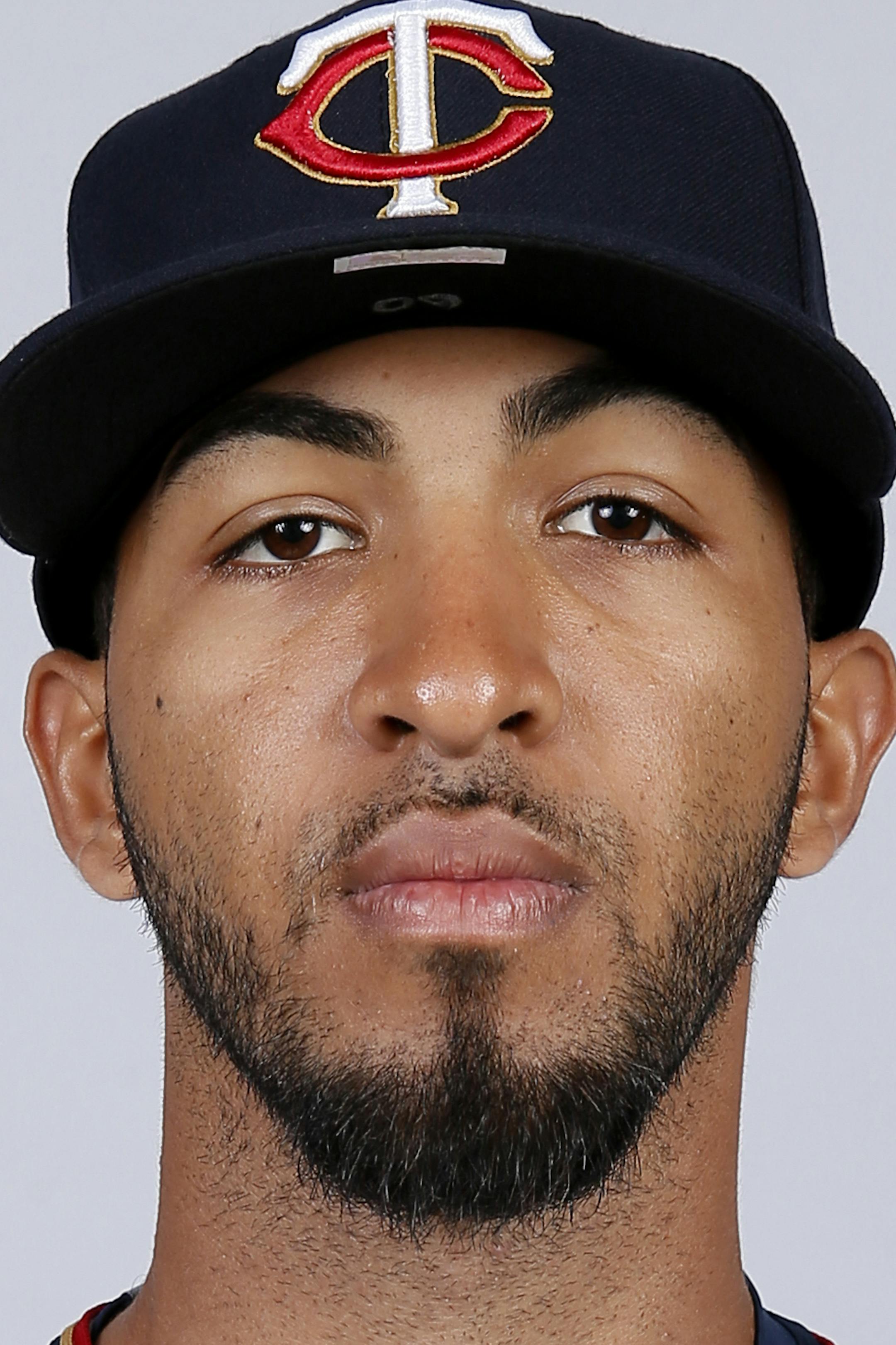 This is a 2015 photo of Eddie Rosario of the Minnesota Twins baseball team. This image reflects the Twins active roster as of Tuesday March 3, 2015, when this image was taken. (AP Photo/Tony Gutierrez) ORG XMIT: FLTG264