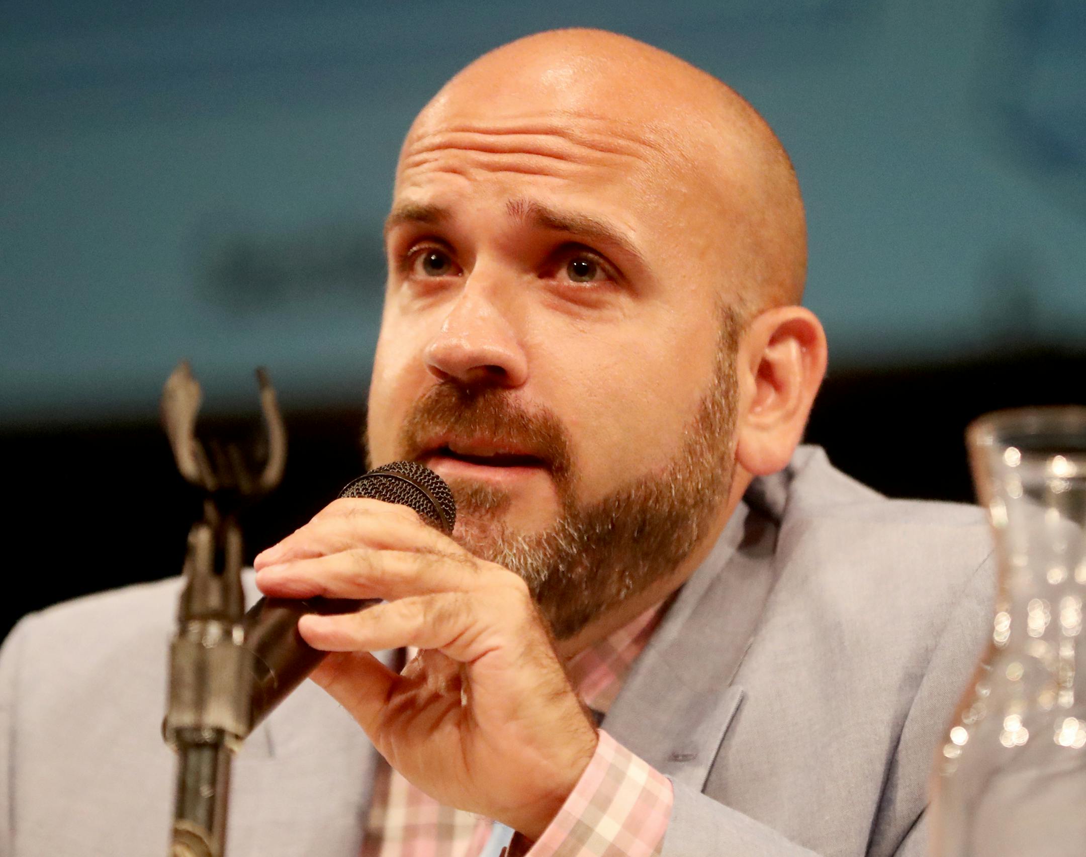 Minneapolis Park Board district 6 incumbent Brad Bourn, running unopposed, was among the candidates participating in a pre-event forum at the Minneapolis DFL convention Saturday, July 8, 2017, at the Minneapolis Convention Center in Minneapolis, MN.] DAVID JOLES • david.joles@startribune.com The Minneapolis DFL holds its convention Saturday in hopes of endorsing a candidate for mayor.