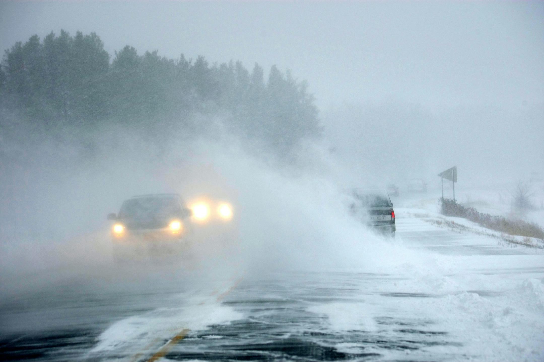 Traffic near Lake Mille Lacs