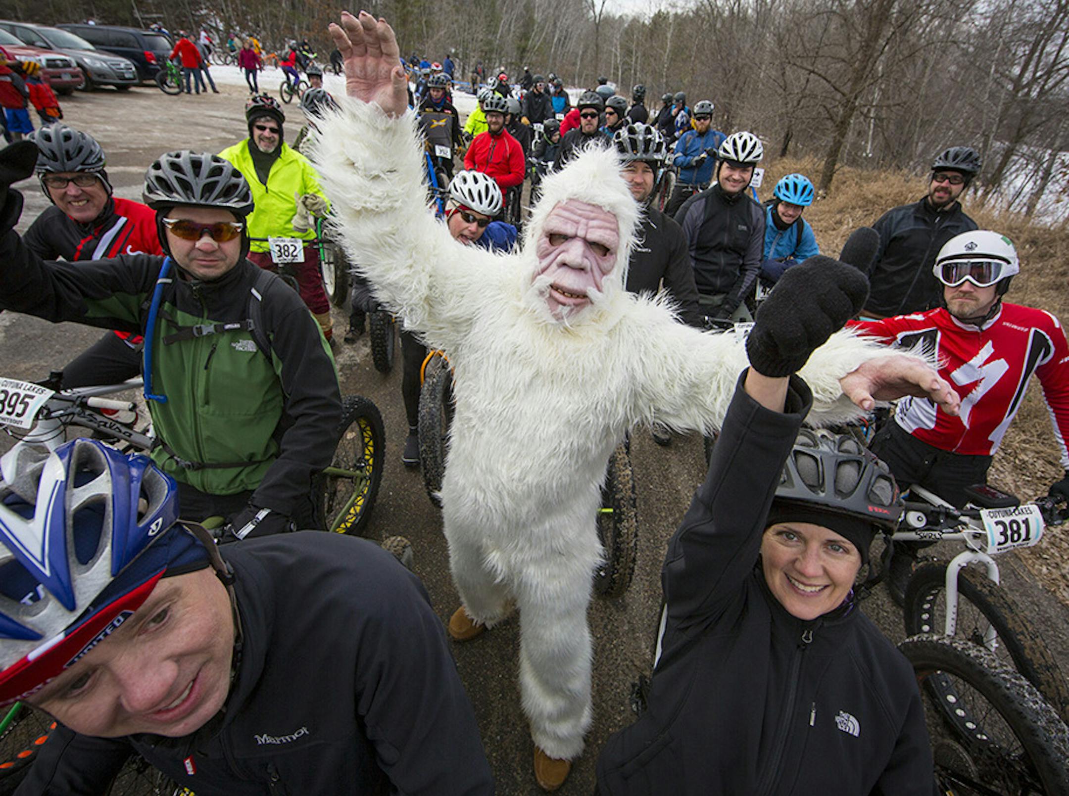 The Whiteout, fully known as the Cuyuna Whiteout Iron Yeti SnoXross race, had a visit from its namesake.
Cuyuna Lakes made a list of 10 of the best fat biking trails in the United States. Find the list on www. singletracks.com at http://tinyurl.com/kzoowez.