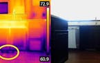 Infrared cameras can tell different story during home inspections