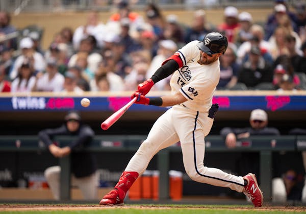 Former Twins left fielder Joey Gallo, now with the Nationals, hit 21 homers for the Twins last season, but finished with only a .177 batting average.