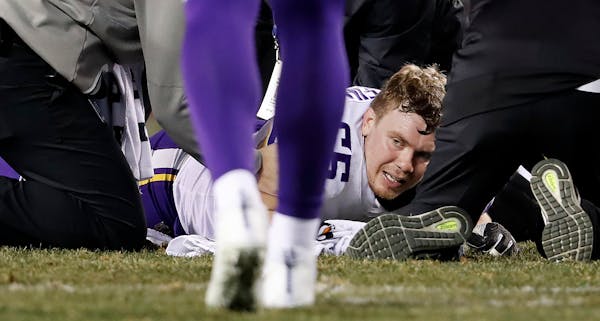 Vikings coach Mike Zimmer announced Sunday that starting center Pat Elflein would not practice this week but wouldn't necessarily start the season on 
