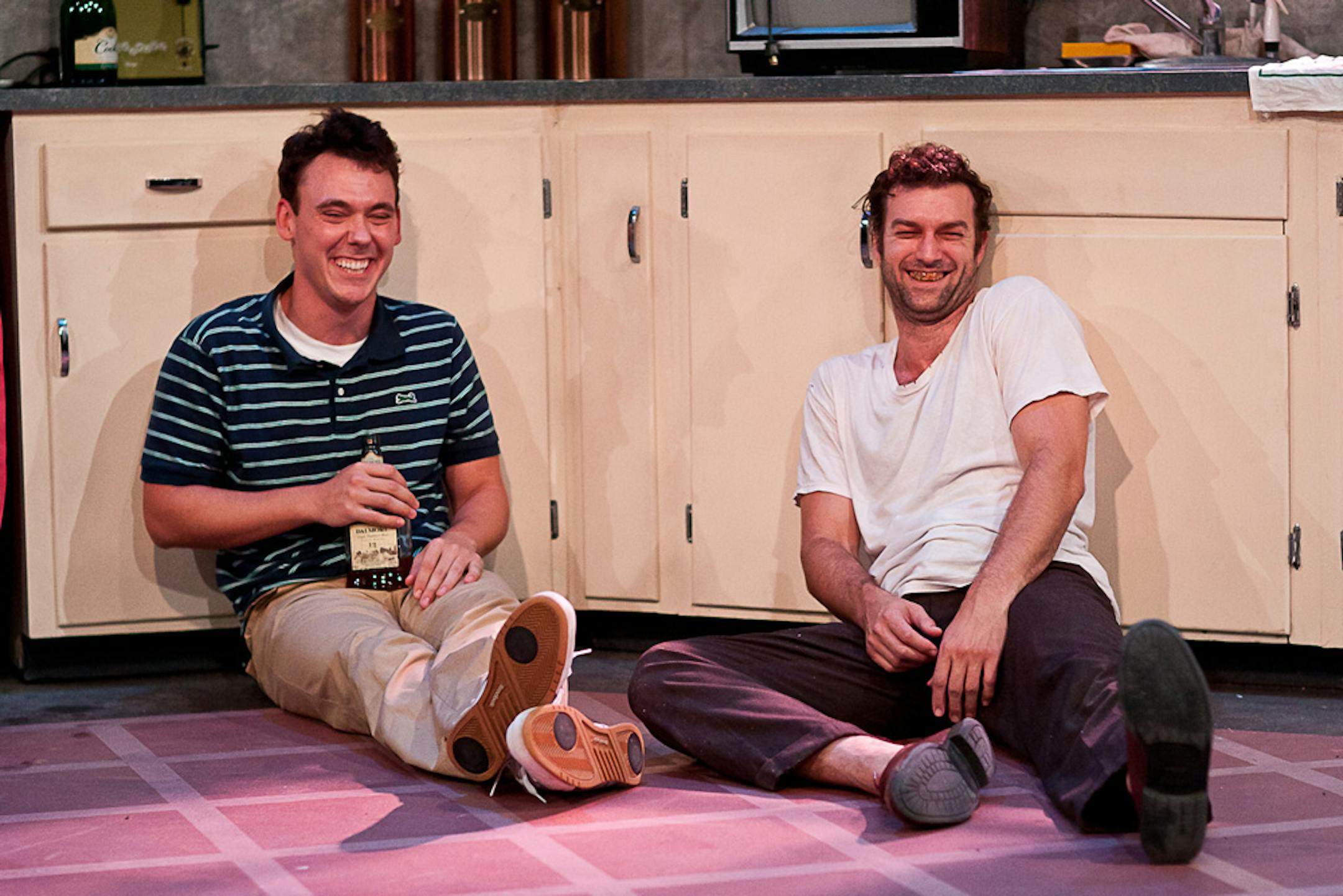 John Skelley and Peter Hansen play brothers in "True West."