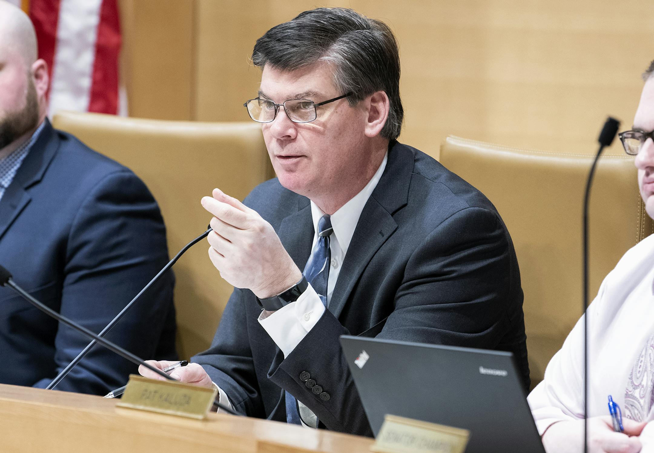 Sen. Eric Pratt (R-Prior Lake), a banker by day, cannot be concerned with the trifling hardships that don't involve Eric Pratt.