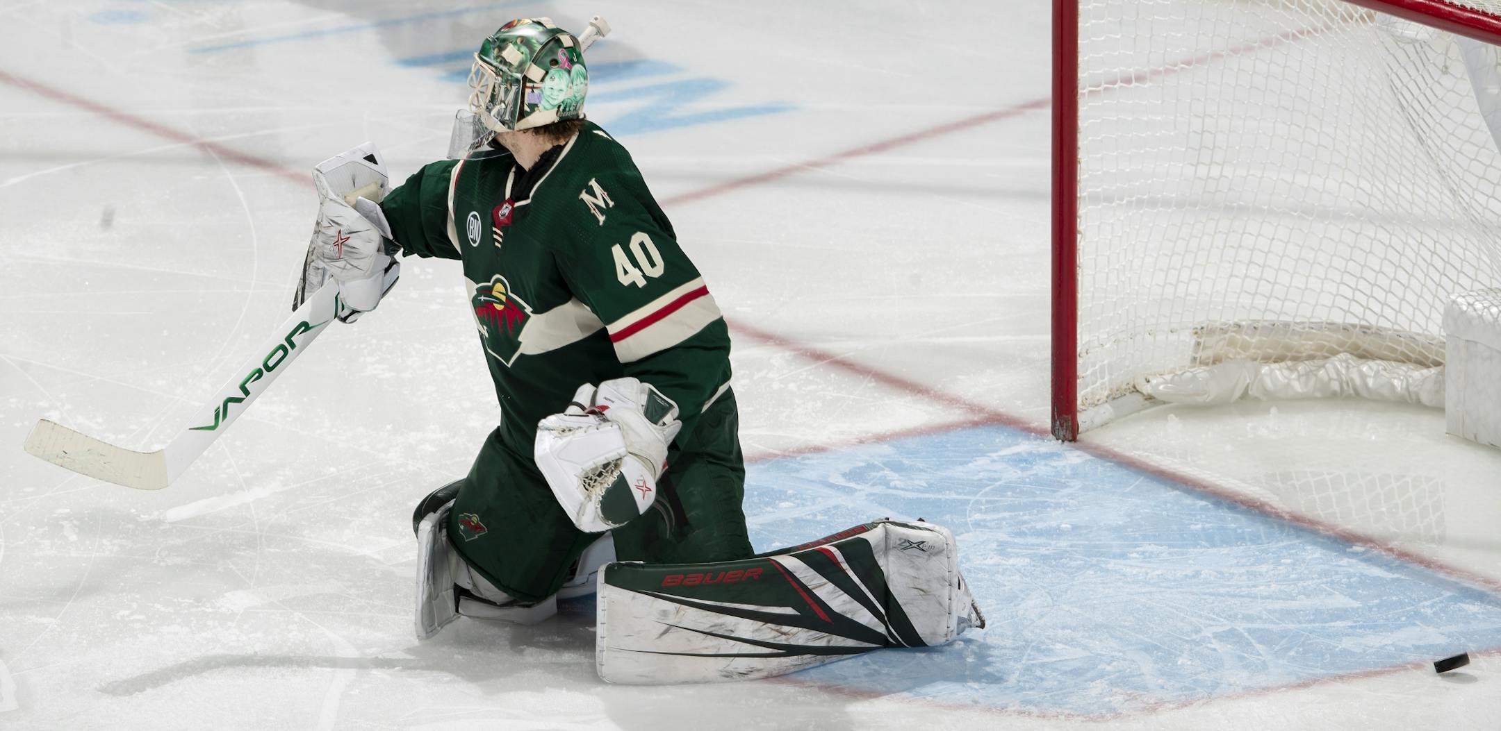 Josh Archibald shot the puck past Wild goalie Devan Dubnyk for a goal in the third period.