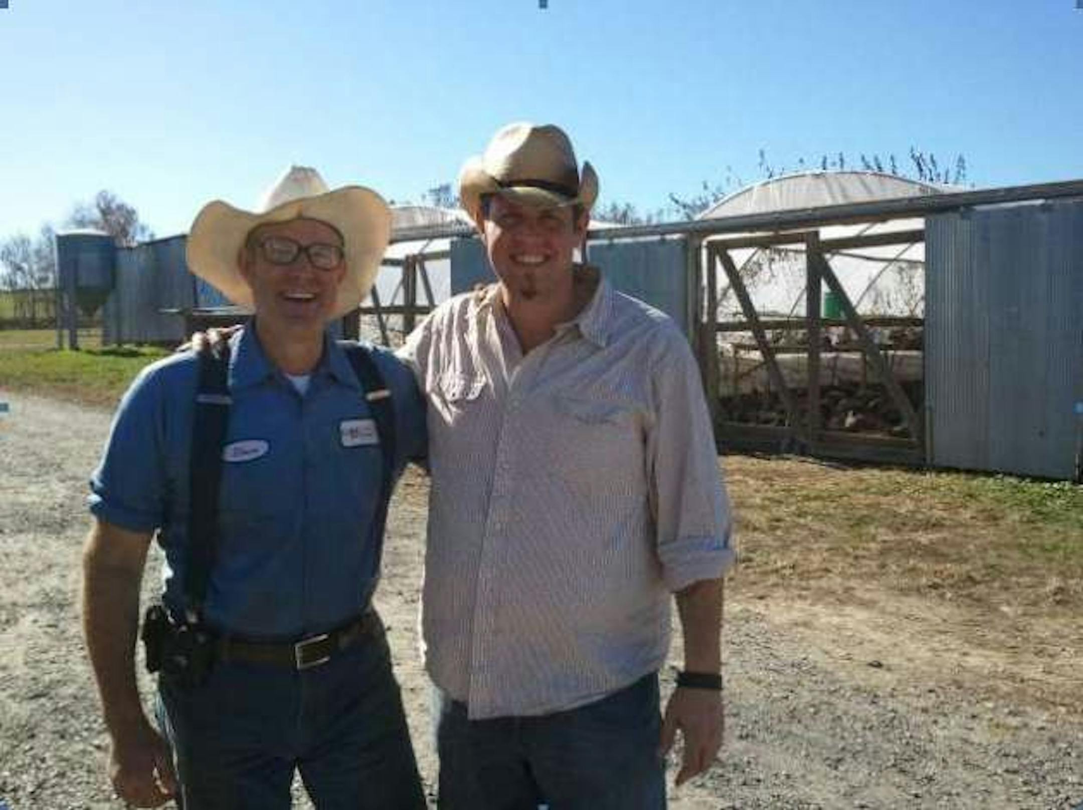 Joel Salatin of Polyface Farms with Scott Pampuch