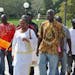 Fatou Jaw Manneh and friends on a demonstration against tyranny at the Capitol(St. Paul), after president Yaya Jammeh executes 9 inmates