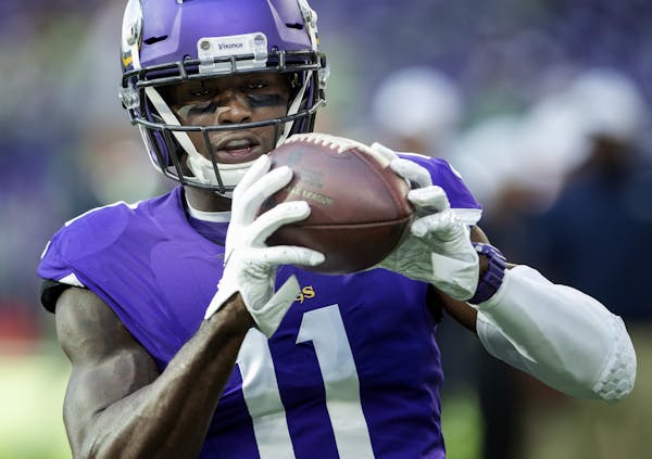 Vikings receiver Laquon Treadwell was cut out of training camp but on Tuesday signed back with the team for depth.
