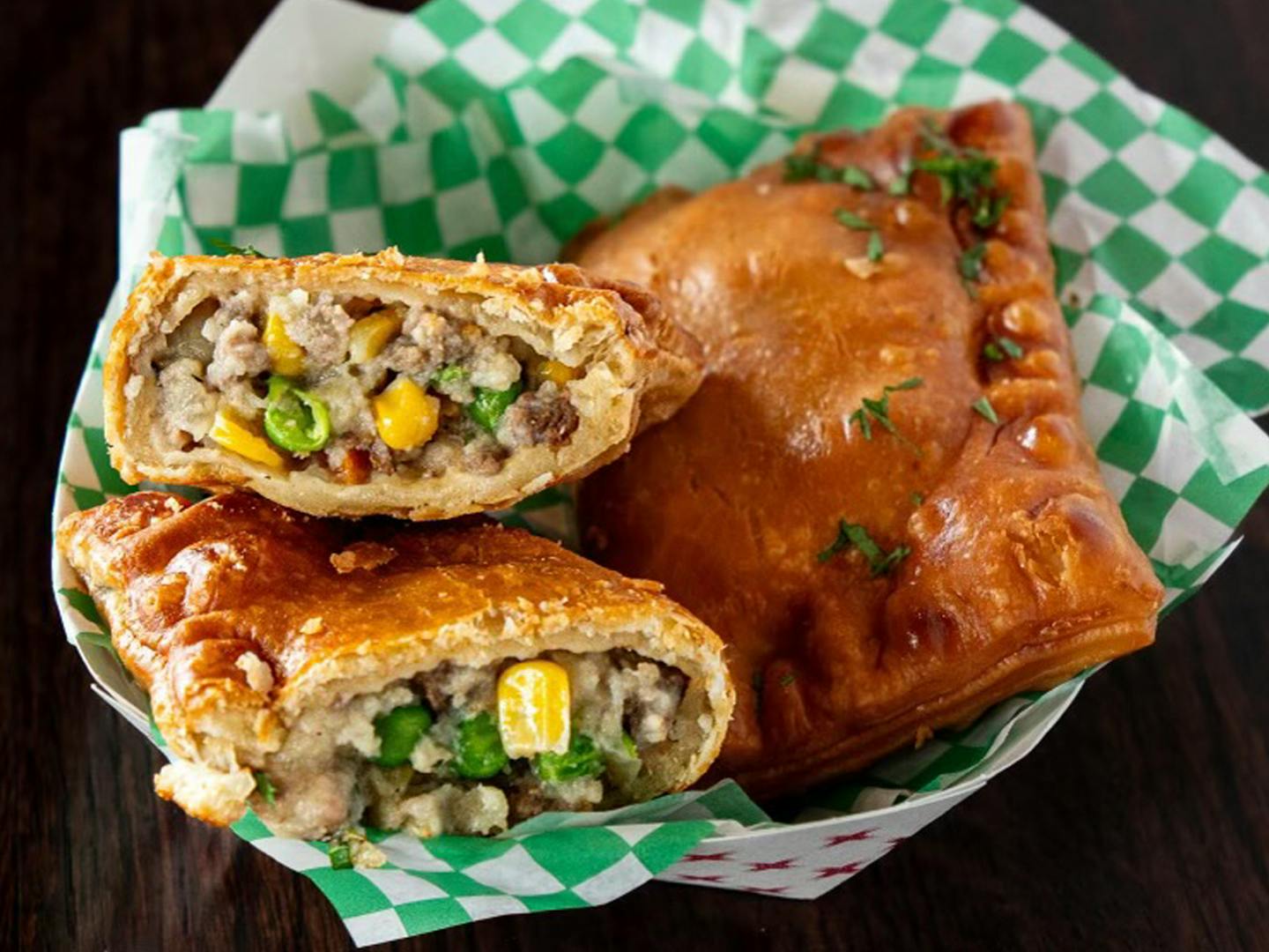 Walking Shepherd's Pie from O'Gara's at the fair.