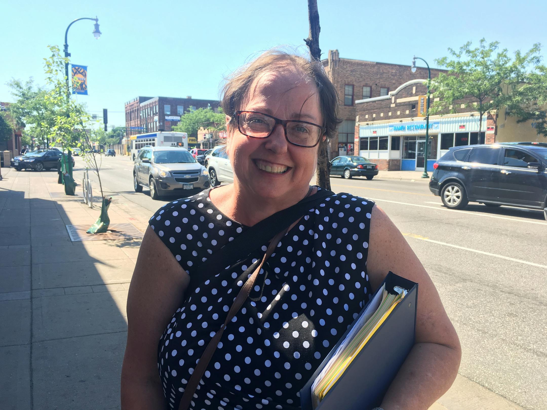 Linda Pavlick in midtown Minneapolis.