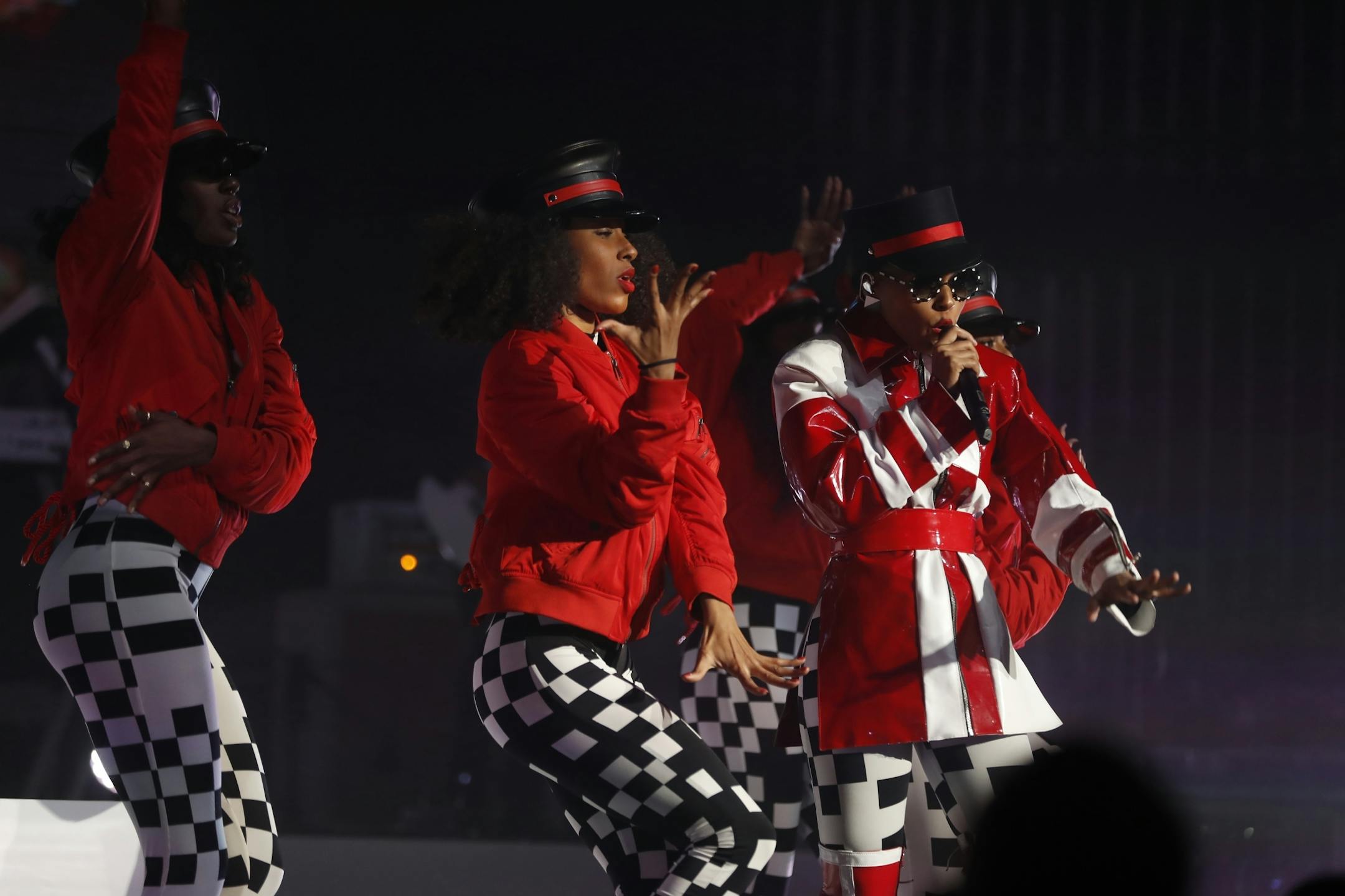 Janelle Monae took to the stage and performed in front of a sellout crowd.