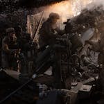 Ukrainian soldiers fire a howitzer toward Russian forces in the Donetsk region of Ukraine, March 27, 2024.
