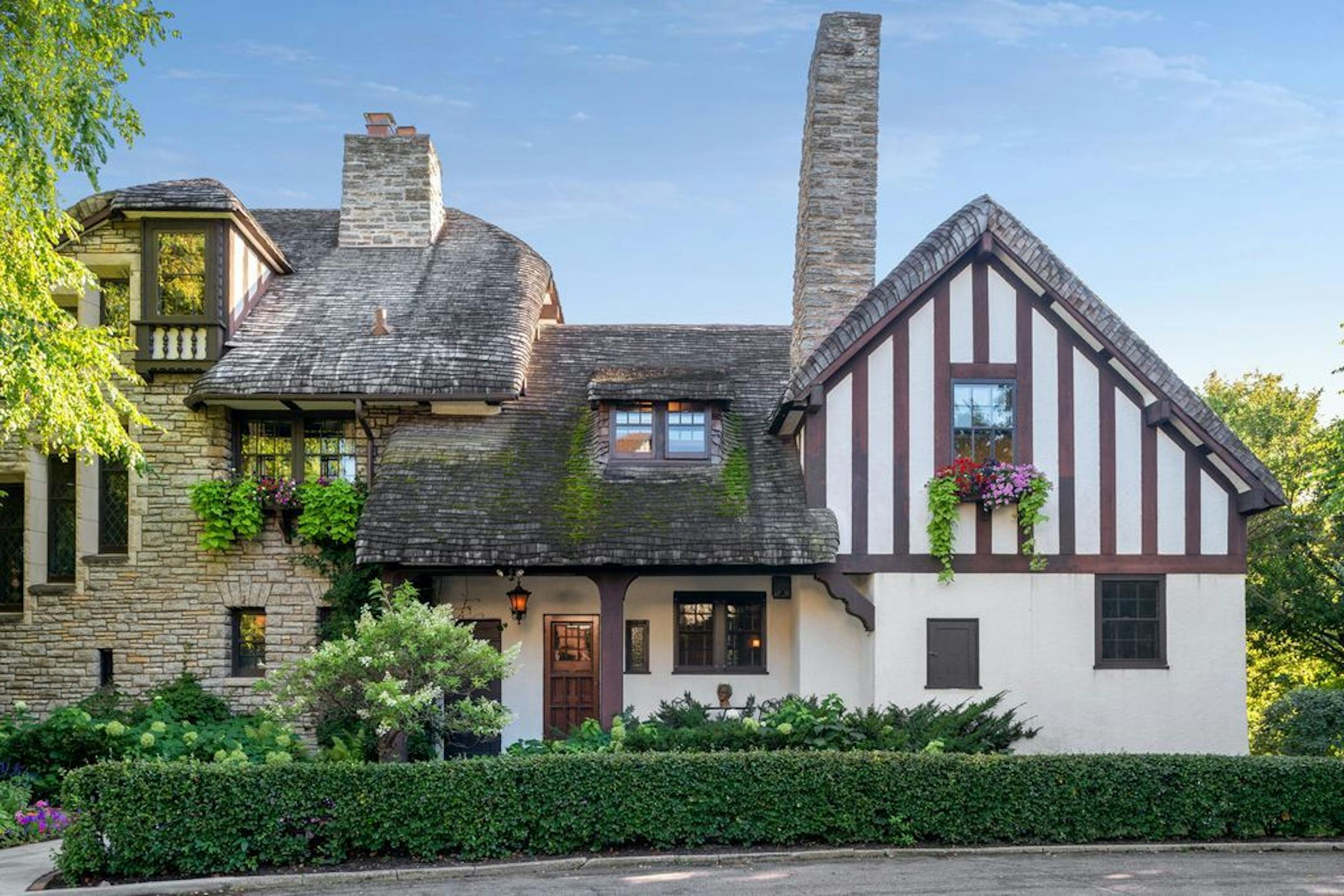 The larger half of the "double house" is now on the market for $2.35 million.