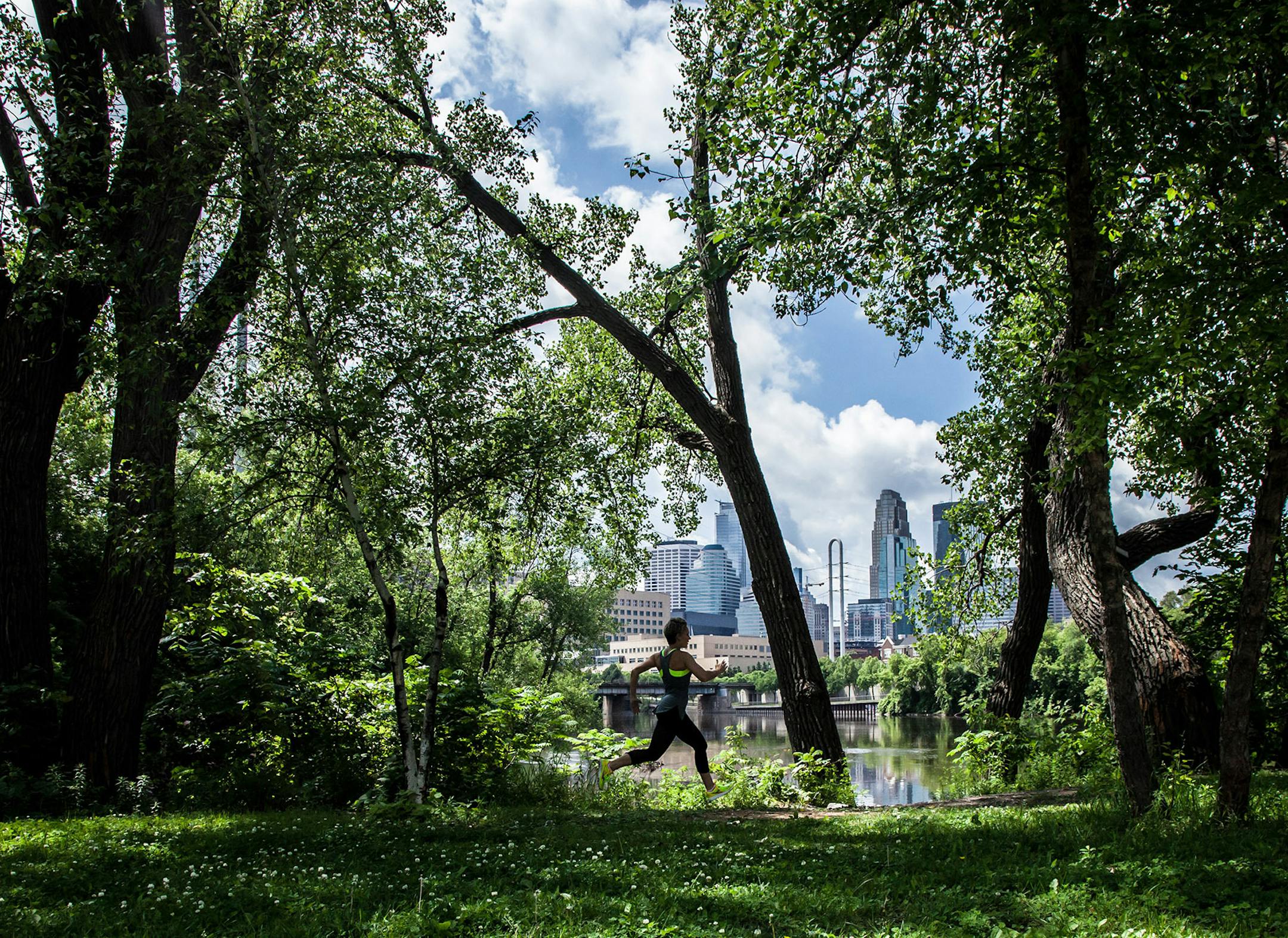 Alisha Perkins, shown near downtown Minneapolis.