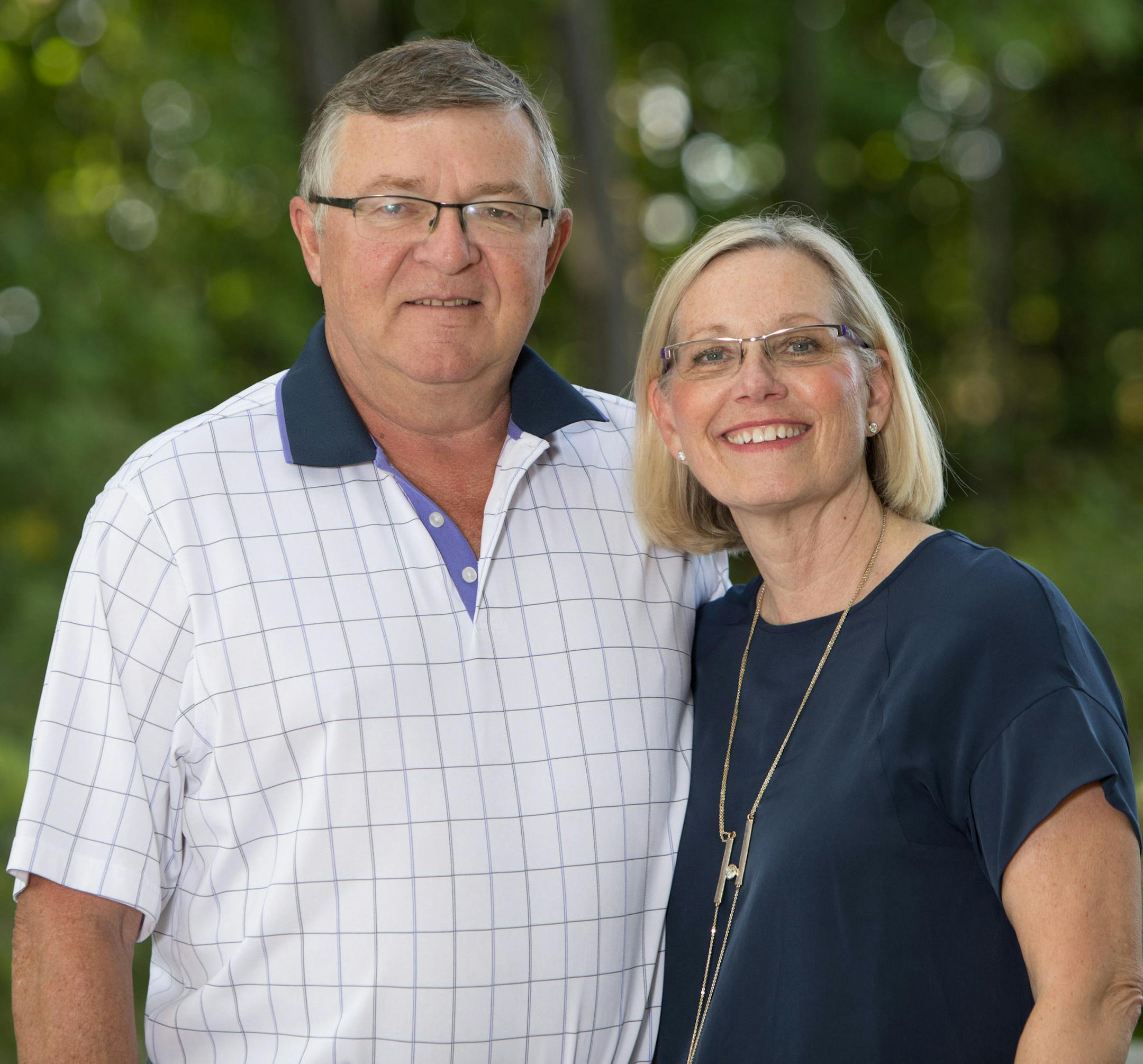 Jerry and Karen Parks. After Jerry was diagnosed with Alzheimer's Disease, the family couldn't find nursing home care that seemed to fit for someone so young. So they bought land and will build their own. Minneapolis-based Augustana Care will manage it.