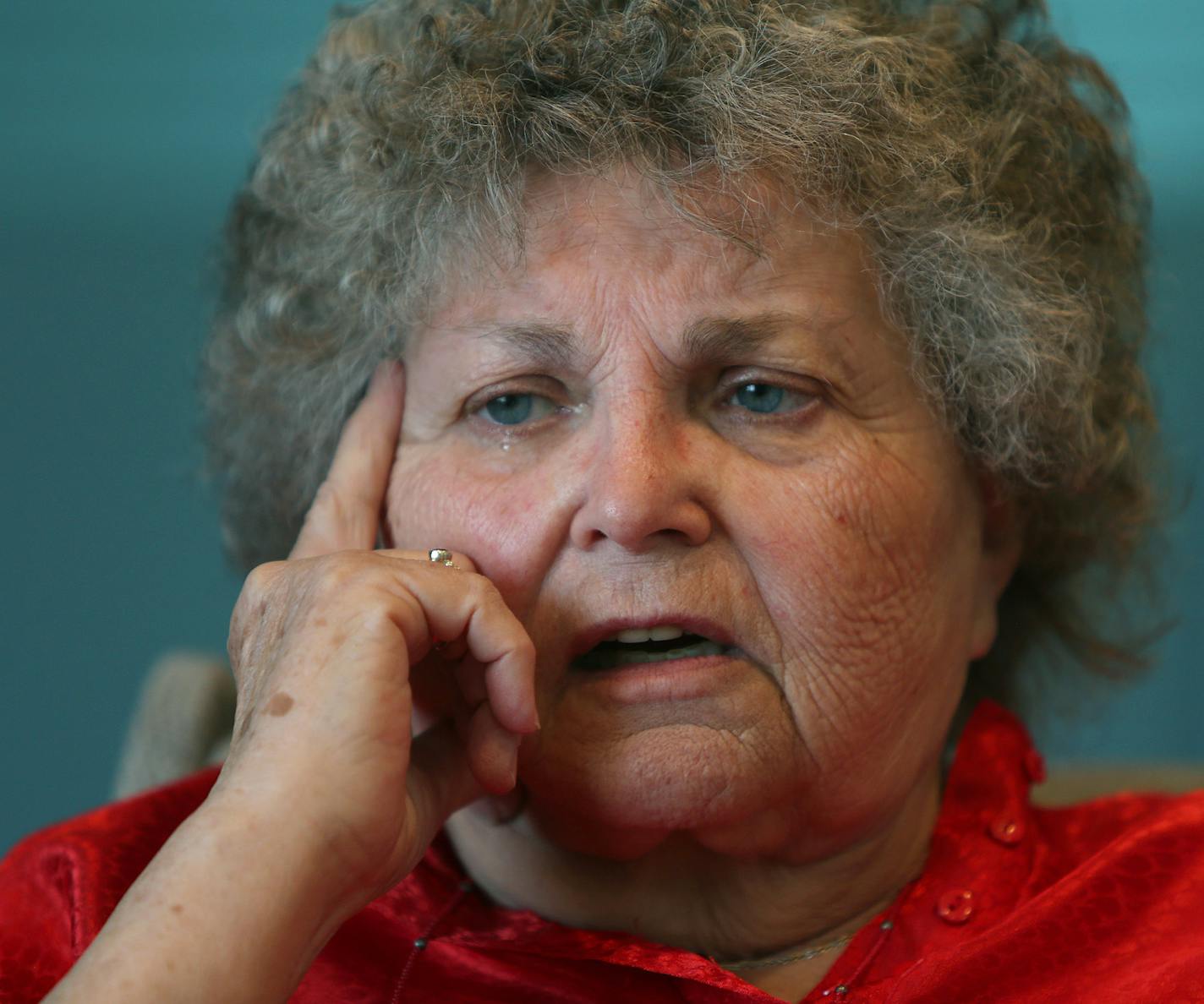 Louise Seliski, the founder of the Women's Center of Mid-Miinnesota, talked about how pets are a source of comfort for the women going through such a traumatic situation, Monday, April 7, 2014 in Brainerd, MN. ] (ELIZABETH FLORES/STAR TRIBUNE) ELIZABETH FLORES &#x2022; eflores@startribune.com