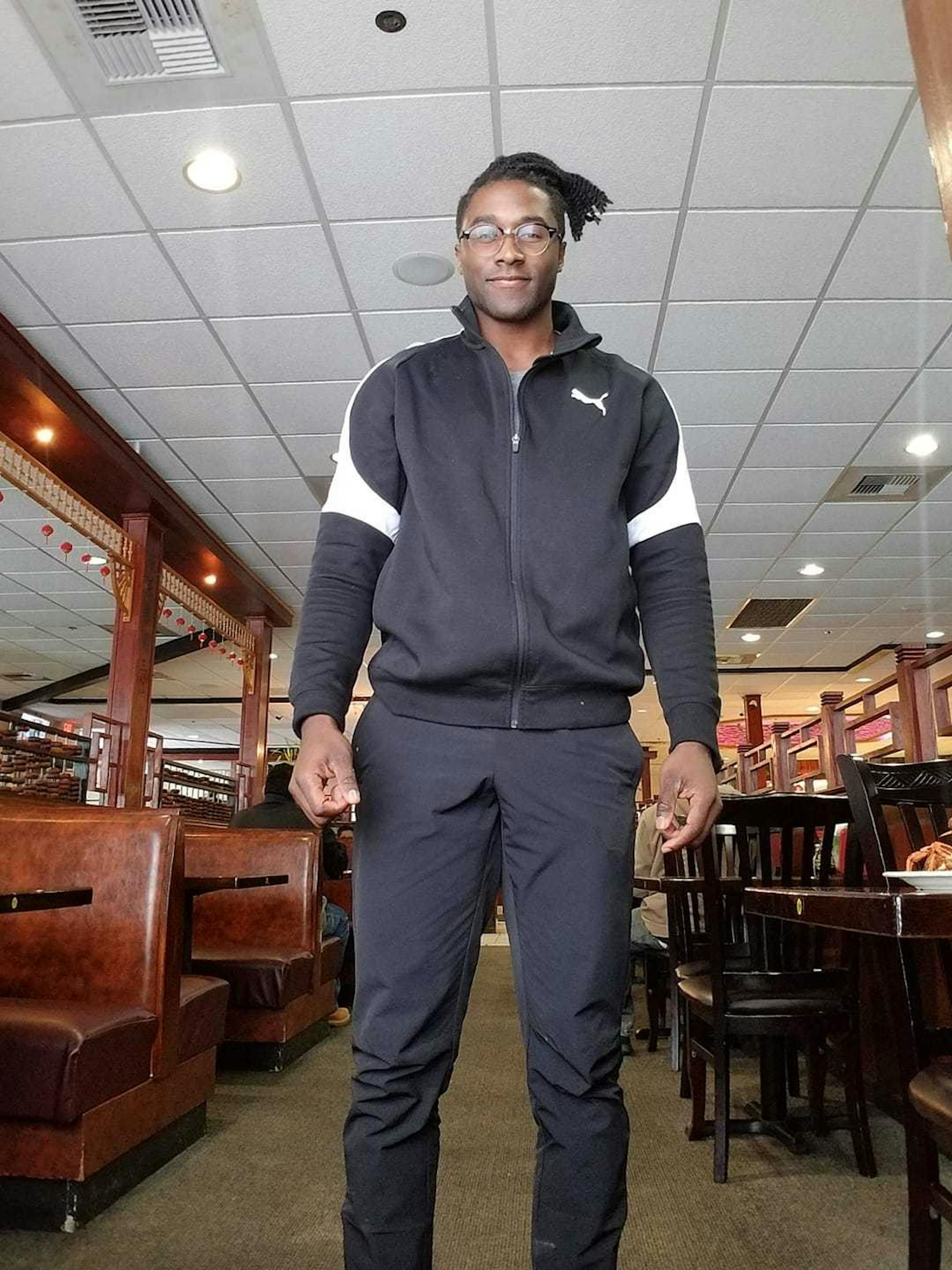 Vanlice "Vii" Washington took a selfie at the Ocean Buffet in Brooklyn Center on Saturday after the manager demanded he pay first. Washington feels he was racially profiled. Other customers were allowed to dine first and pay second. Photo courtesy of Vanlice Washington. ORG XMIT: U7xwiorJ8HUVeEcL9o5U