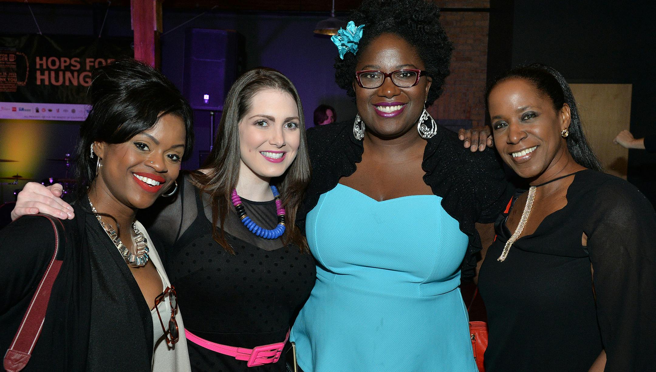 From left, Charity Bess, Patty Baraibar, Kashimana Ahua and Sonya Goins.