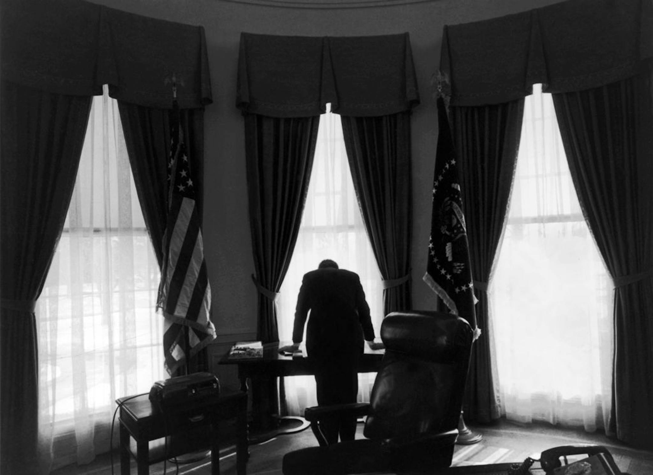 President John F. Kennedy in the Oval Office of the White House in Washington, Feb. 19, 1961. Though the Cuban Missile Crisis took place over a year later, the image has become an iconic representation of what has been characterized as the loneliest job in the world. This October, 2012, marks the 50th anniversary of the confrontation between the U.S. and the Soviet Union over their positioning of nuclear missiles in Cuba.