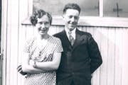 An engagement shot of Emil Gabbert and Buffalo school teacher Rosa&nbsp;Ordorff, who got married in 1932.