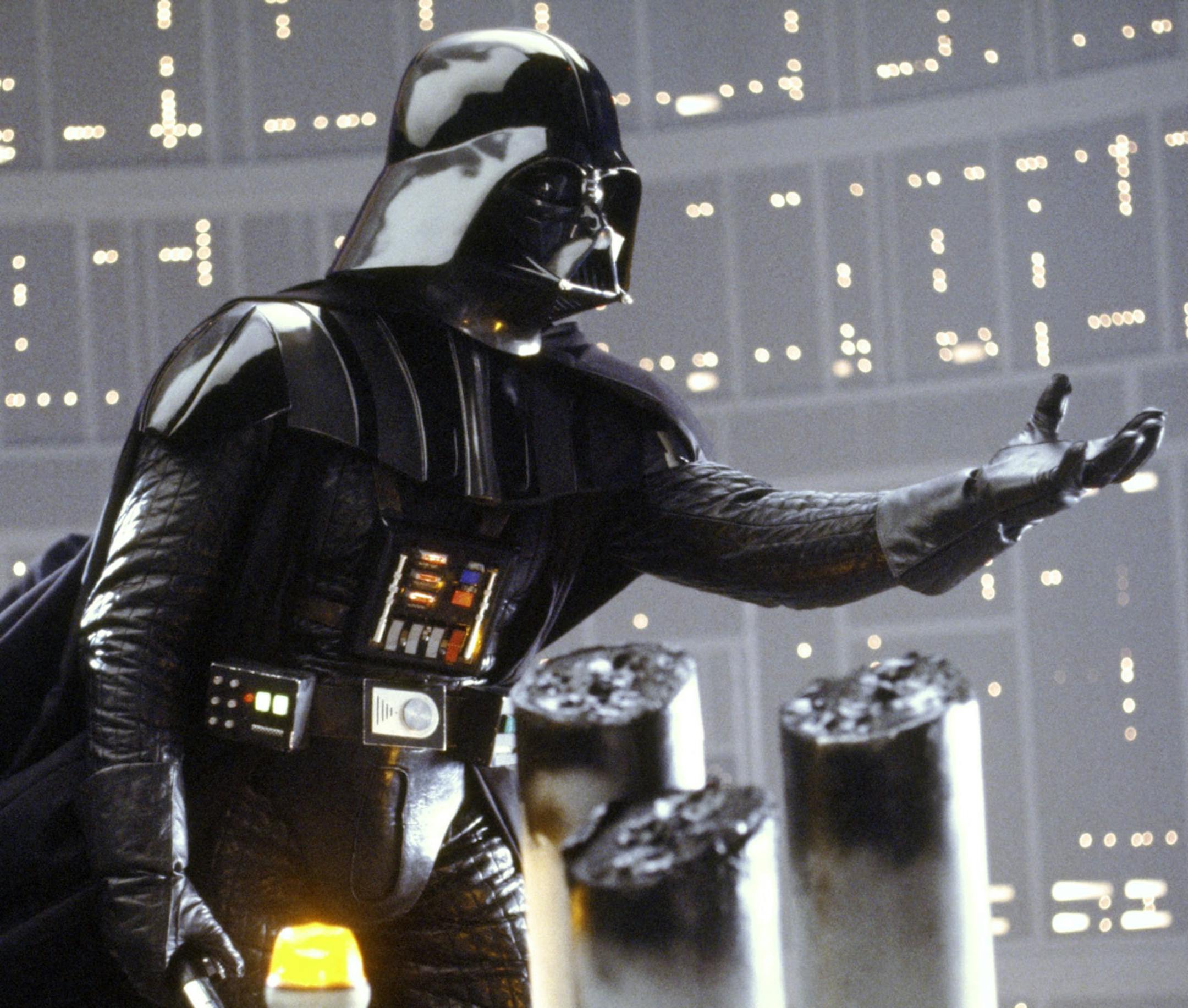 Darth Vader is shown in a scene from Lucasfilm's "Star Wars: Episode V, The Empire Strikes Back," in this undated promotional photo. Lucasfilm Ltd. and 20th Century Fox announced Tuesday, Feb. 10, 2004, that the original three "Star Wars" films will be released on DVD Sept. 21, 2004 in North America. (AP Photo/Lucasfilm, Ltd. & TM)