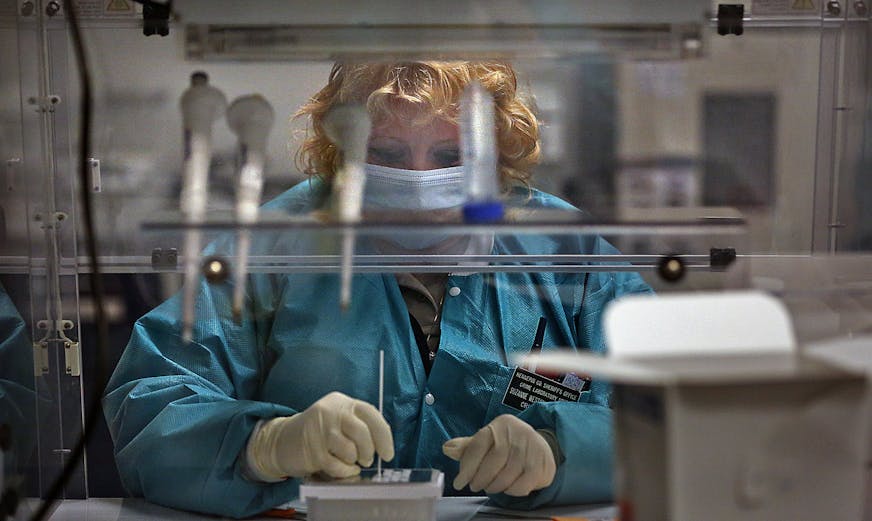 Suzanne Weston-Kirkegaard, a forensic biologist with the Hennepin County Sheriff&#x201a;&#xc4;&#xf4;s Office, prepared DNA reference samples used to compare to crime scene evidence at the Hennepin County Crime Lab. ] JIM GEHRZ &#x201a;&#xc4;&#xa2; jgehrz@startribune.com / Minneapolis, MN / March 6, 20134/ 11:00 AM - BACKGROUND INFORMATION: Hennepin investigators and prosecutors sifted through 9,300 cold case files, testing more than 500 biological samples for DNA. It was a two-year project that