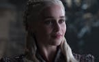 Emilia Clarke as Daenerys Targaryen.
Game of Thrones
photo: Helen Sloane/HBO
