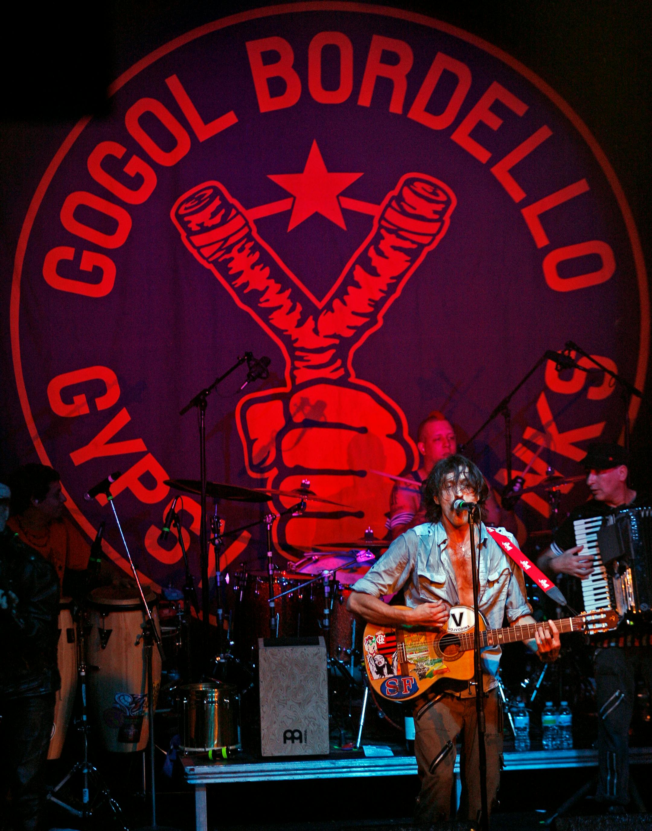 Gogol Bordello and frontman Eugene Hutz at First Avenue.
