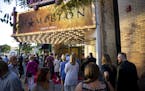 A large crowd lined up to get in to opening night of Hamilton at the Orpheum Theatre in Minneapolis, Minn., on August 29, 2018. ] RENEE JONES SCHNEIDE