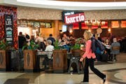 Cocina del Barrio in MSP Terminal 2 was busy with travelers enjoying food and alcoholic drinks before 7 a.m. January 31, 2020. LEILA NAVIDI • leila.