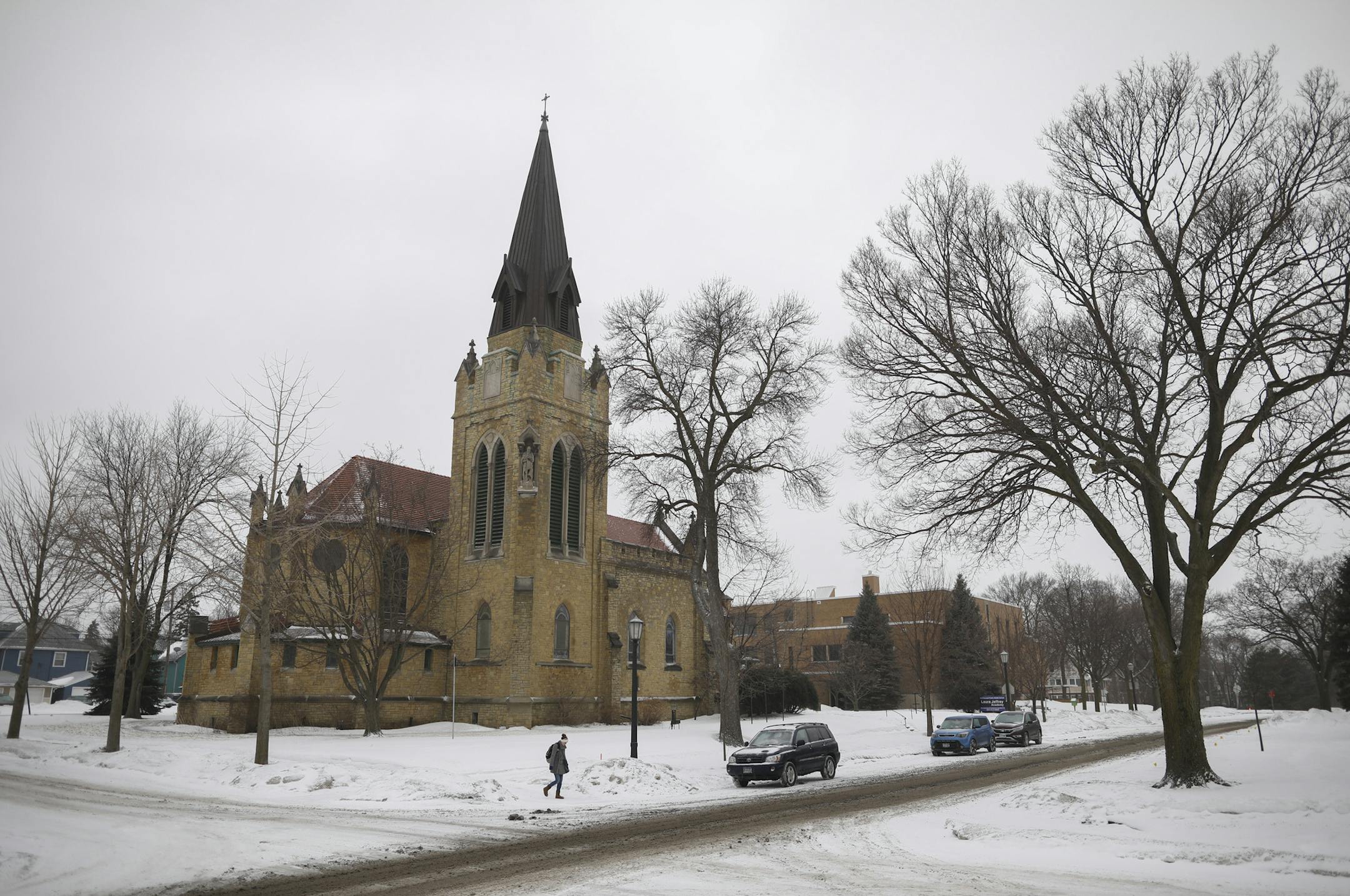 Exterior of St. Paul's Church on the Hill on Summit Ave., just east of Snelling Ave.