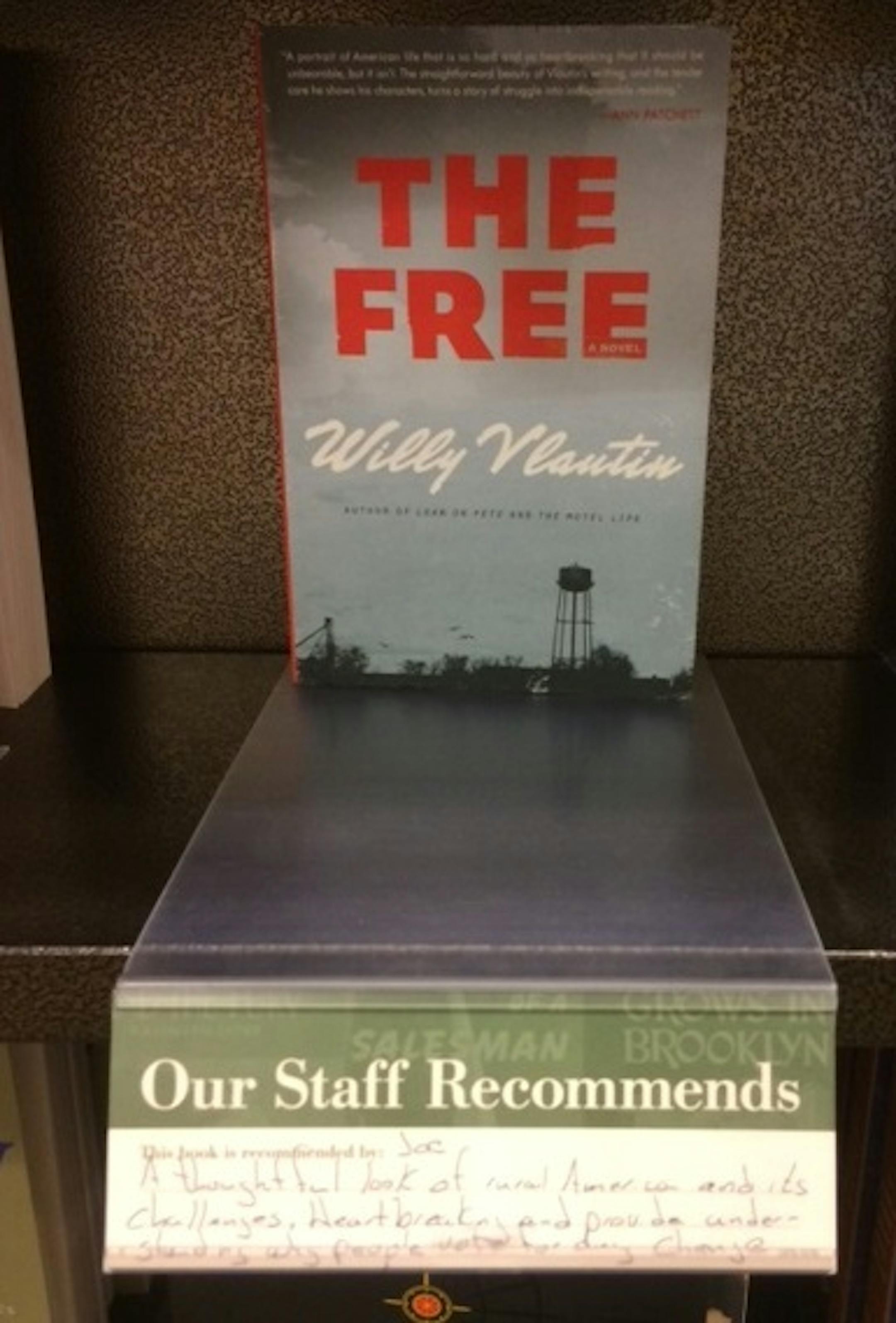 Shelftalker: "The Free," by Willy Vlautin