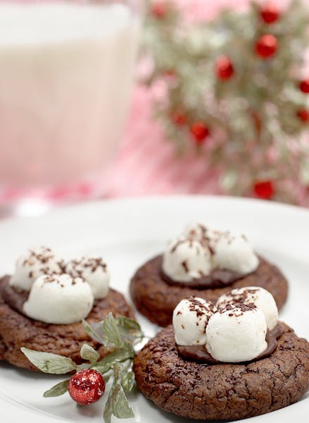 In this photo: Hot Cocoa Cookies [ 2013 winners in Taste holiday cookie contest: Winner:&#xa7; Cappuccino Flat Finalists: &#xa7;Candy Cane Sugar Cooki