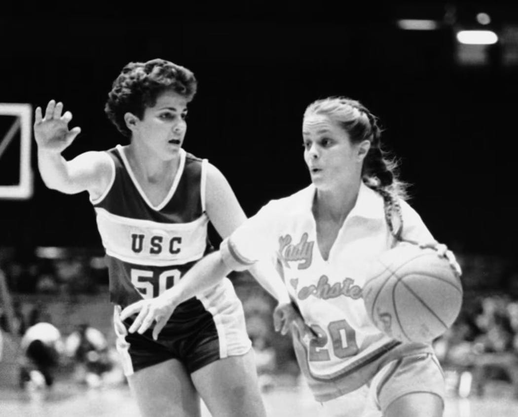 Kim Mulkey was a star player at Louisiana Tech in the early 1980s.