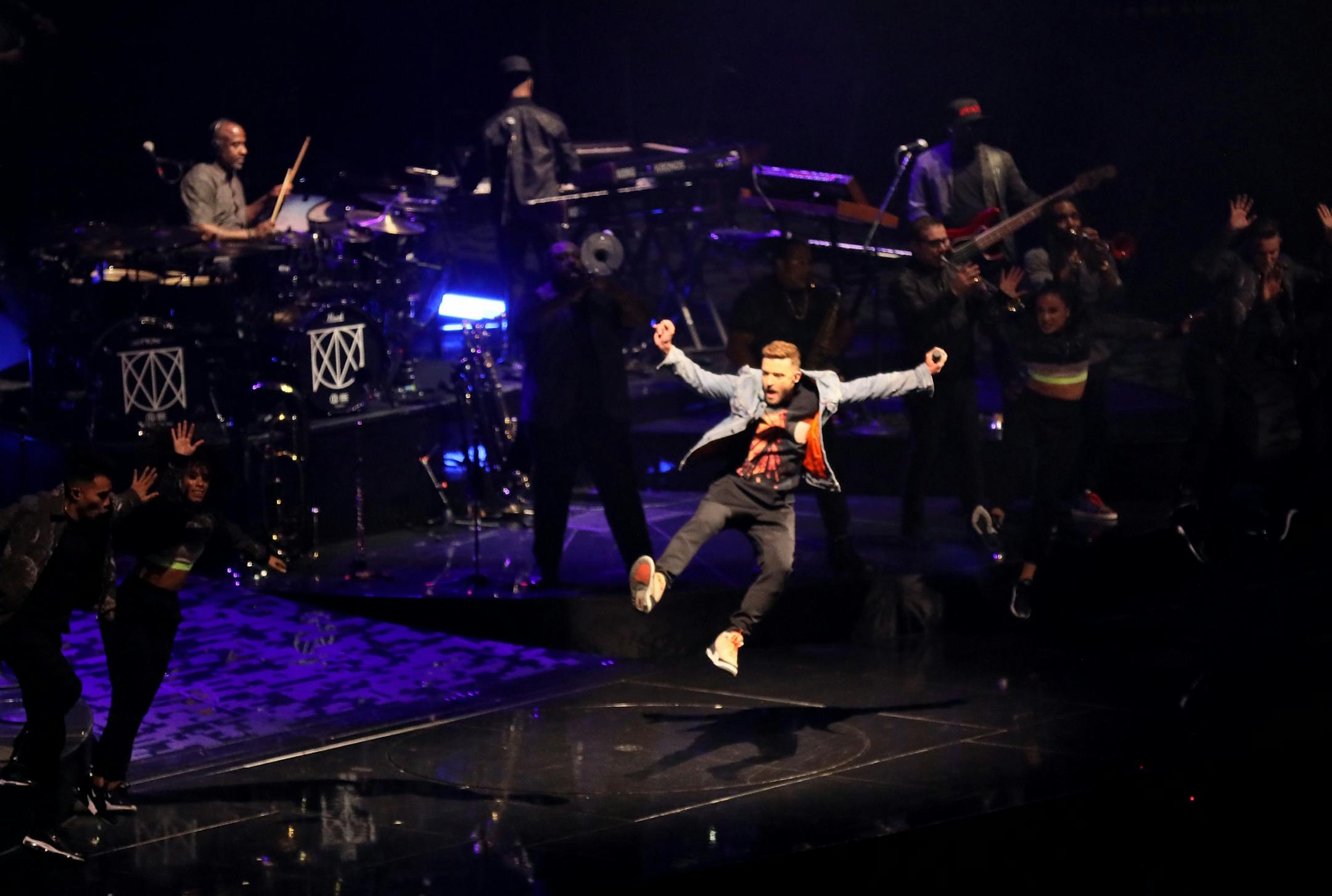 Pop superstar Justin Timberlake performed Friday, Sept. 28, 2018, at the Xcel Energy Center in St. Paul, MN.